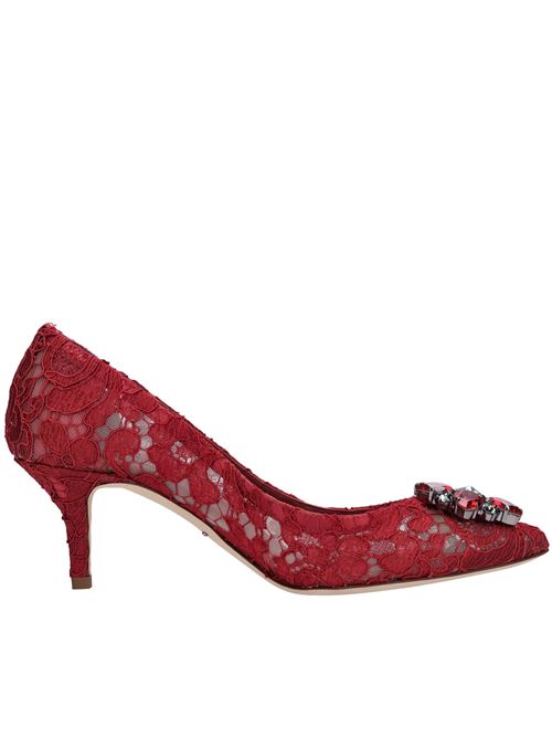Rainbow lace pumps DOLCE&GABBANA | CD0066  AL198 80304ROSSO SCURO